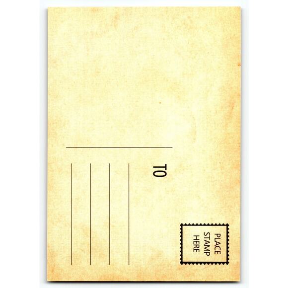 Vintage Halloween Postcard Haunted House & Jack-O'-Lanterns Full Moon - Picture 2 of 2